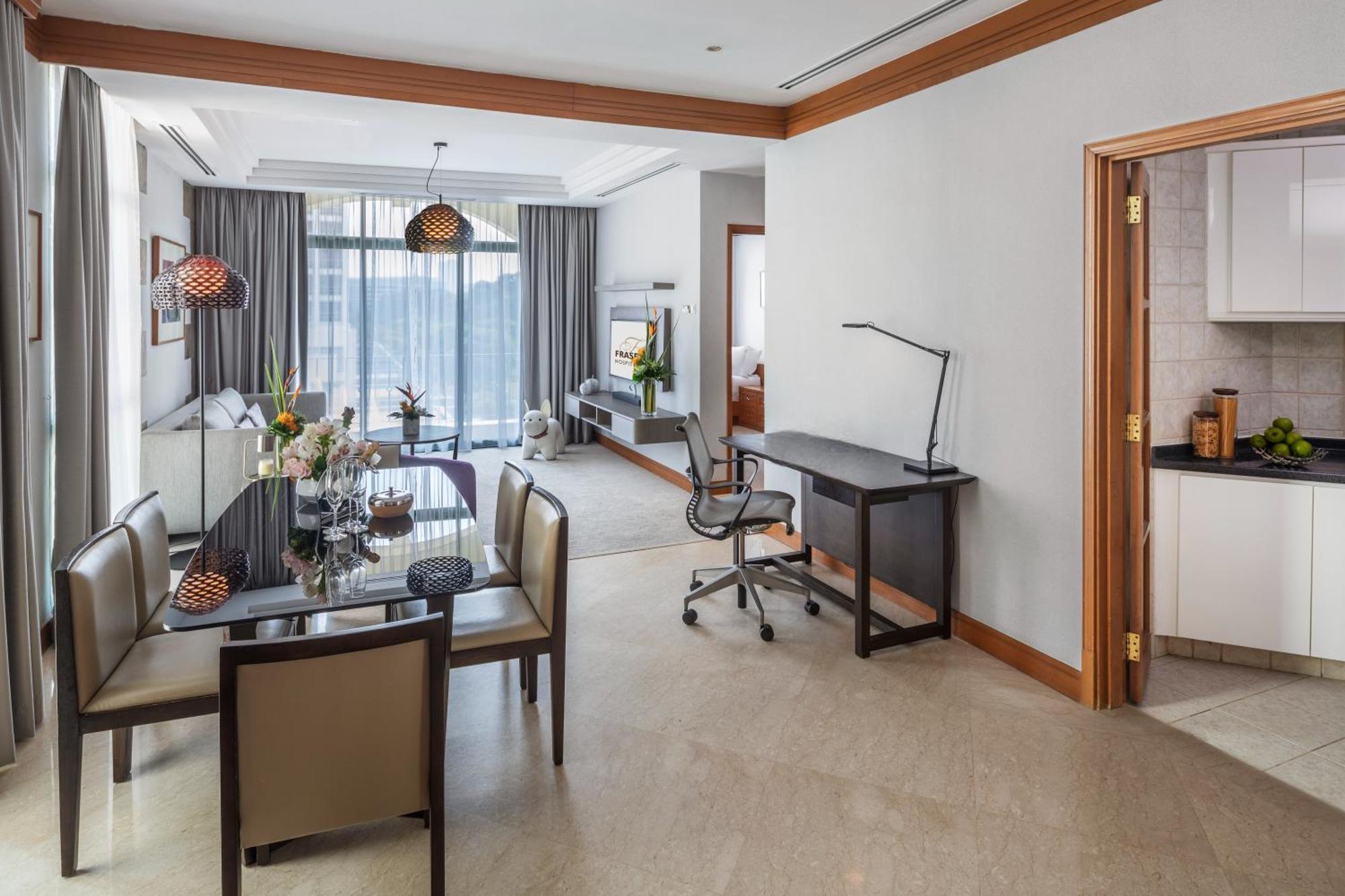 싱가포르 프레이저 플레이스 로버슨 워크 아파트 호텔 외부 사진 A suite at the Ritz-Carlton, DIFC